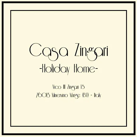 Casa Vacanze Zingari Apartament